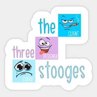 The Three Stooges Sticker